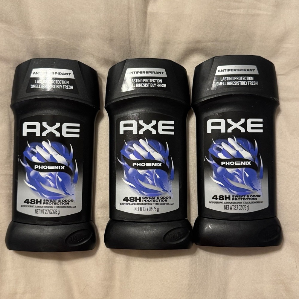 AXE Phoenix Antiperspirant Stick 2.7 oz Deodorant 3 ct 48 hr Sweat Odor Protect